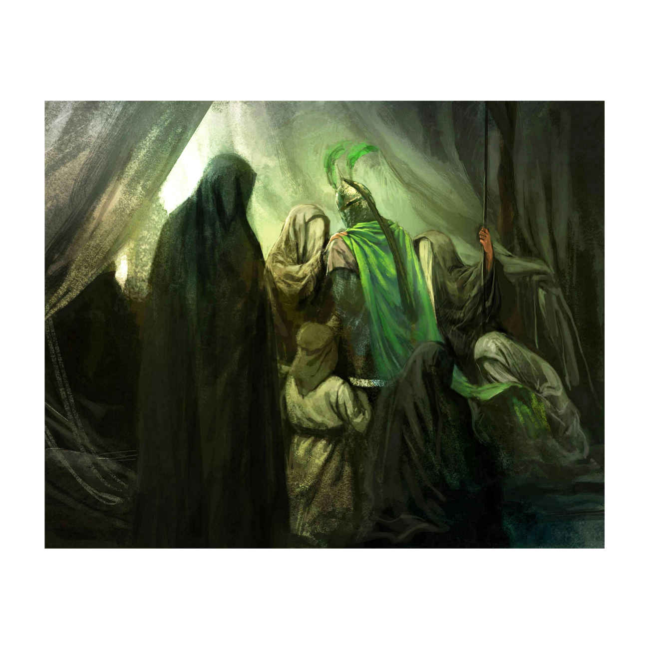 تكتشف الحائط لمحرّم للإمام الحسين – الوداع الأخير