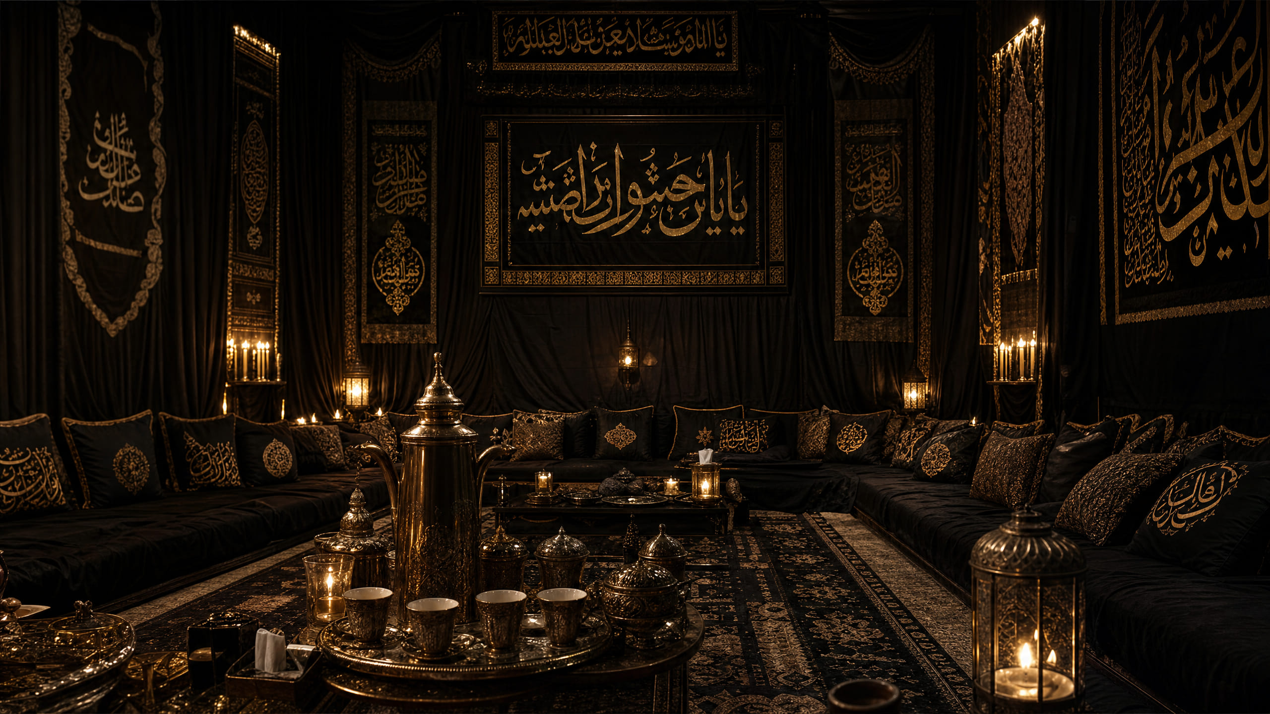 دليلك الشامل لتجهيز المجالس الحسينية المنزلية بلمسة احترافية